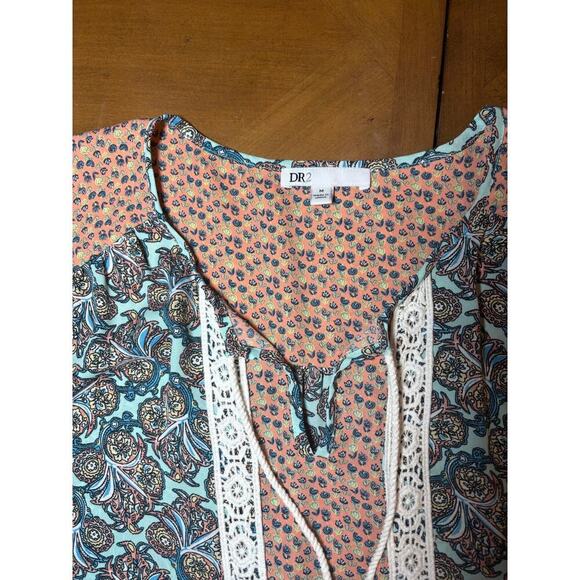 DR2 bohemian peasant top in excellent condition size medium - Picture 6 of 8